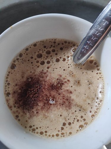 Hình minh họa từ cappuccino - cà phê cappuccino bọt sữa