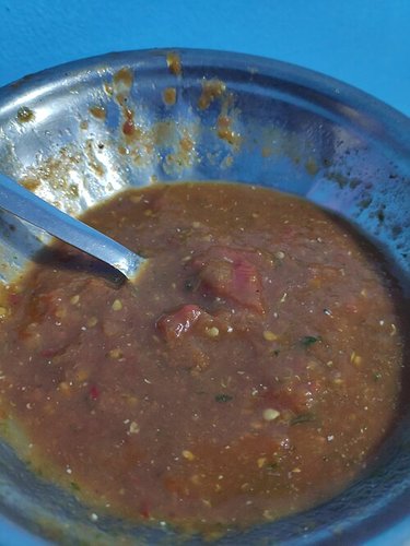 Hình minh họa từ chutney - sốt tương ớt xoài chua ngọt Ấn Độ