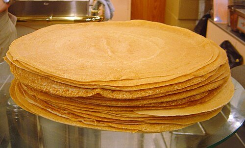 Hình minh họa từ crepe - bánh kếp mỏng Pháp