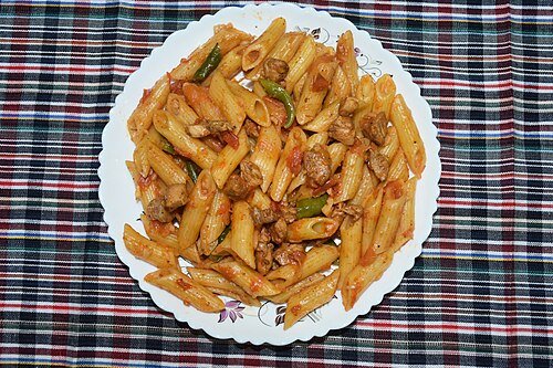 Hình minh họa từ pasta - mì Ý / mì ống