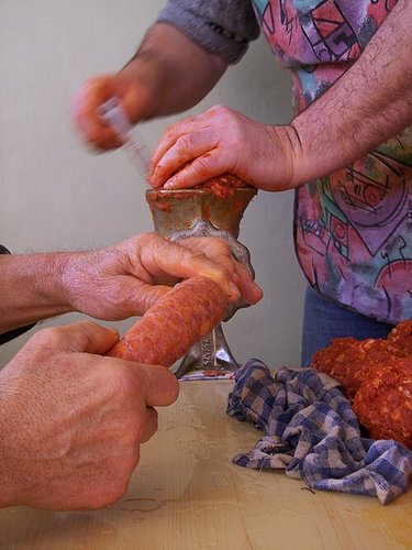 Hình minh họa từ sausage - xúc xích / lạp xưởng