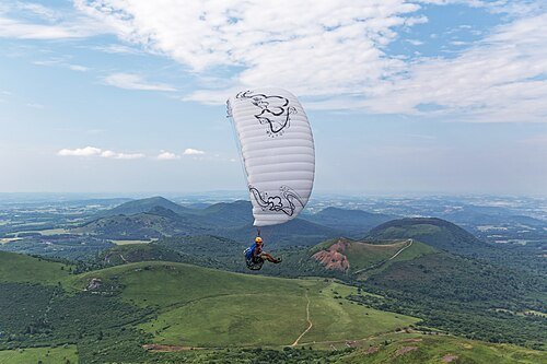 Hình minh họa từ paragliding - môn dù lượn trên bầu trời
