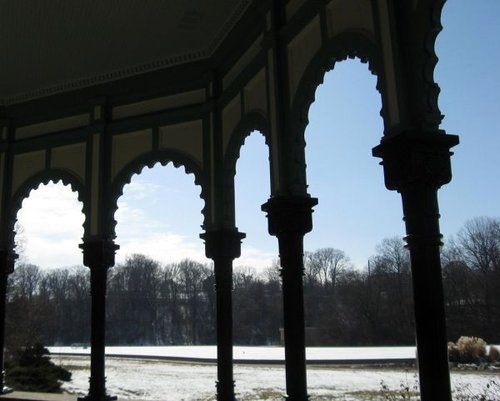 Hình minh họa từ gazebo - chòi nghỉ chân lầu vọng cảnh sân vườn