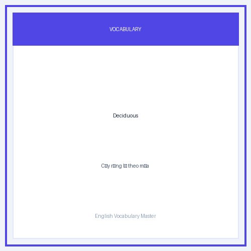 Hình minh họa từ Deciduous - Cây rụng lá theo mùa