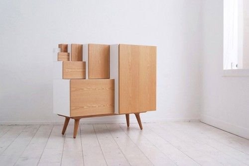 Hình minh họa từ credenza - tủ bục phòng khách / tủ phụ trang trí