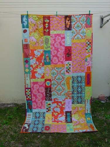 Hình minh họa từ quilting - nghệ thuật may chần chăn ghép vải