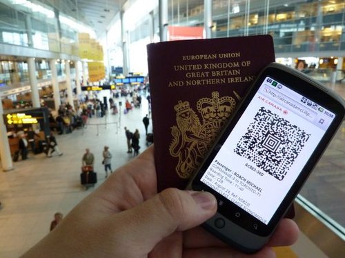 Hình minh họa từ Boarding pass - Thẻ lên máy bay
