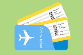 Hình minh họa từ Ticket - Vé (máy bay, tàu hỏa,…)