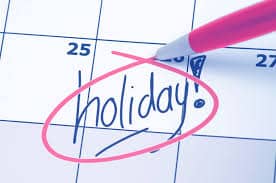 Hình minh họa từ Holiday - Ngày lễ