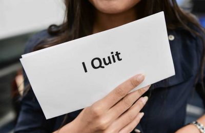 Hình minh họa từ Resign/Quit - Từ chức, nghỉ việc