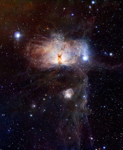 Hình minh họa từ nebula - tinh vân đám mây bụi khí vũ trụ