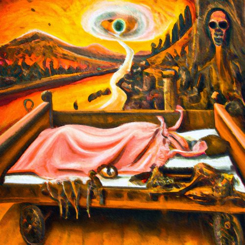Hình minh họa từ surrealism - chủ nghĩa siêu thực thế giới trong mơ