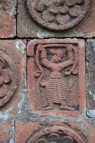 Hình minh họa từ terracotta - màu đất nung đỏ cam
